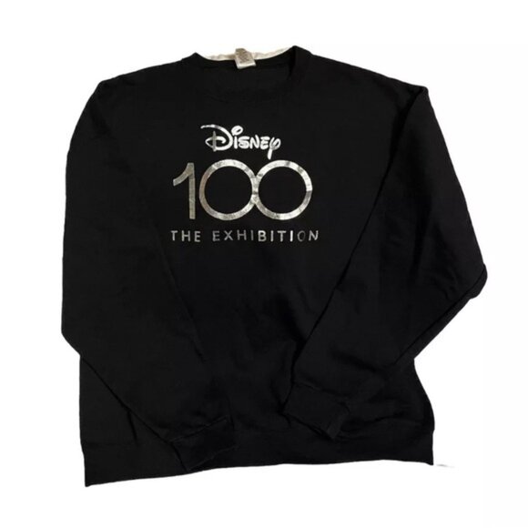 Ladies Disney At George 100 Years Of Wonder Black Jumper Size XL - Picture 1 of 4